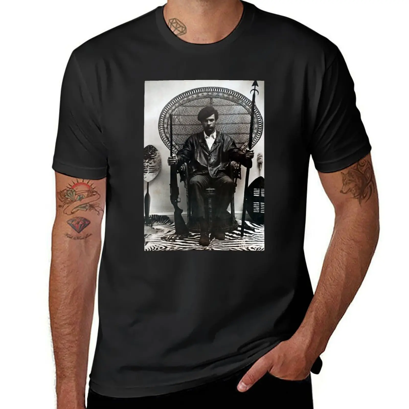 Huey Newton T-Shirt customizeds plus sizes graphics Short sleeve tee men