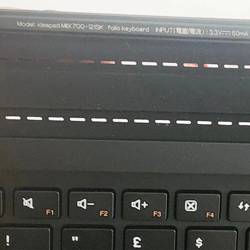 Original New US Language for IdeaPad MIIX 700-12ISK MIIX700-12ISK MIIX710-12 Black Tablet Keyboard