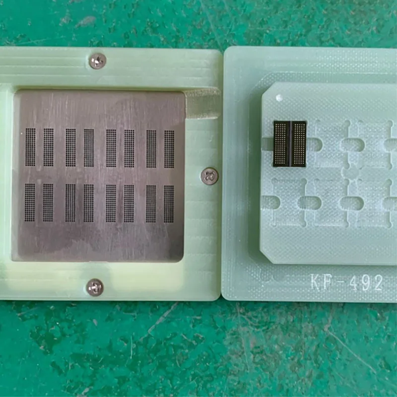 8 in 1 BGA Reballing Stencil Kits for DDR5/DDR5X/DDR6 Tin Planting Platform BGA template Maintenance tools