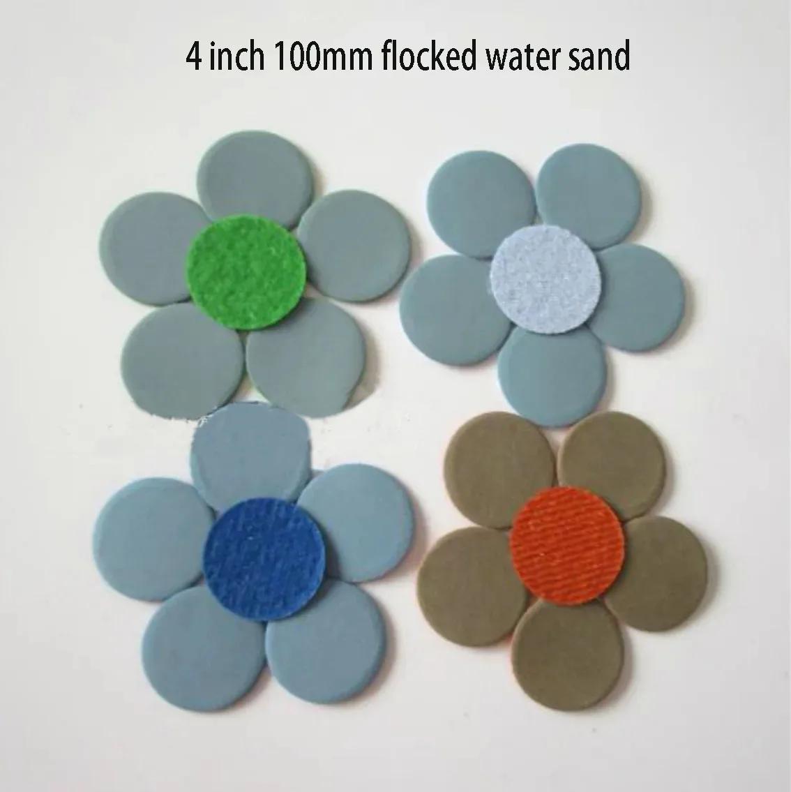 4 Inch 100mm Flocking Disc Sandpaper (Water Sand)  1500 2000  3000 5000 7000 10000 Sandpaper Grinding Discs