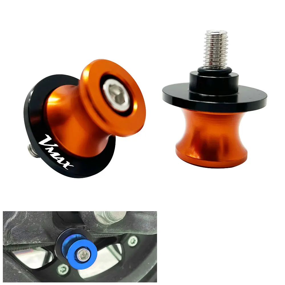 

6MM Stand Screws For YAMAHA VMAX1700 1200 530 500z Mt10 2016-2018 Motorcycle Accessories M6 Swingarm Slider Spools