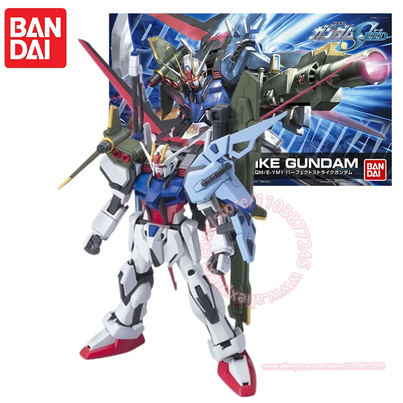 BANDAI SEED R17 HG 1/144 PERFECT STRIKE GUNDAM Action Figure Joints Movable Peripheral Model Children's Toy Ornaments Decoration