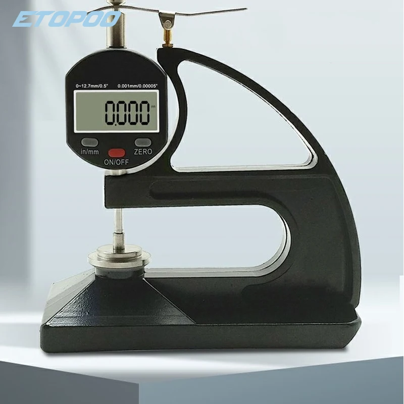 

Desktop 0.01MM 0.001MM high-precision paper waterproof coil thickness gauge rubber plastic film display thickness gauge