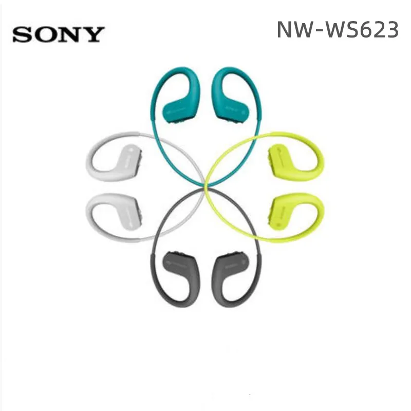 Imagem -02 - Sony Nw-ws623 Natação Subaquática Fones de Ouvido sem Fio Bluetooth Impermeável Sweatproof In-ear Mp3 Player Esportes Fones Ws623