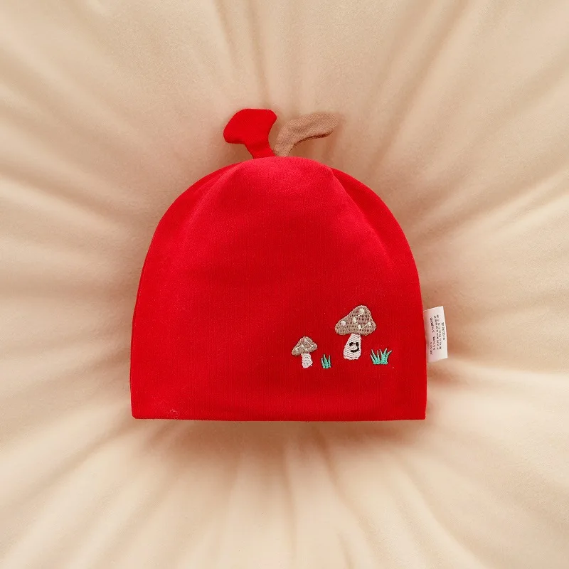 Hot Baby Hat Postpartum Hat Spring Autumn Edition Winter Baby Newborn Red Fetal Hat Newborn Fontanelle Hat Baby Gorras