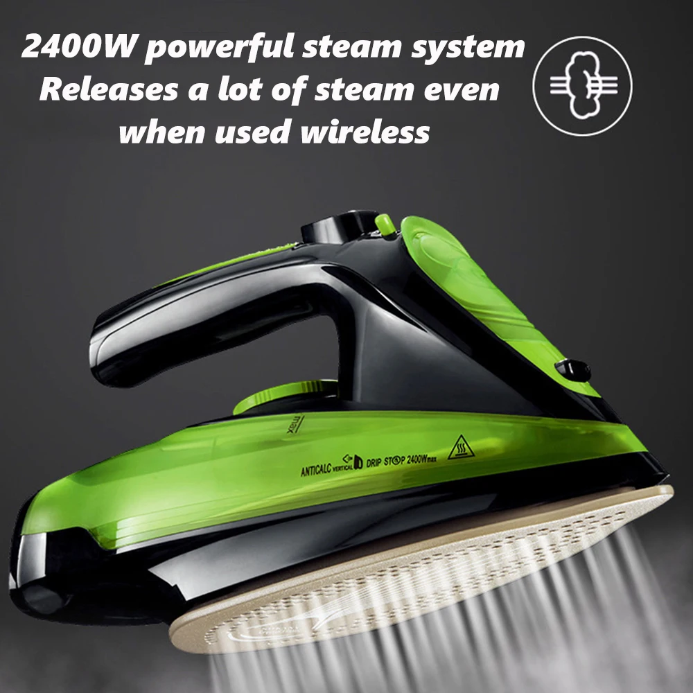 Portable Handheld Steam Iron For Clothes Professional 2400W Home Garment Steamer 5 Speed Adjustable 360ml Electric Flat Ironing