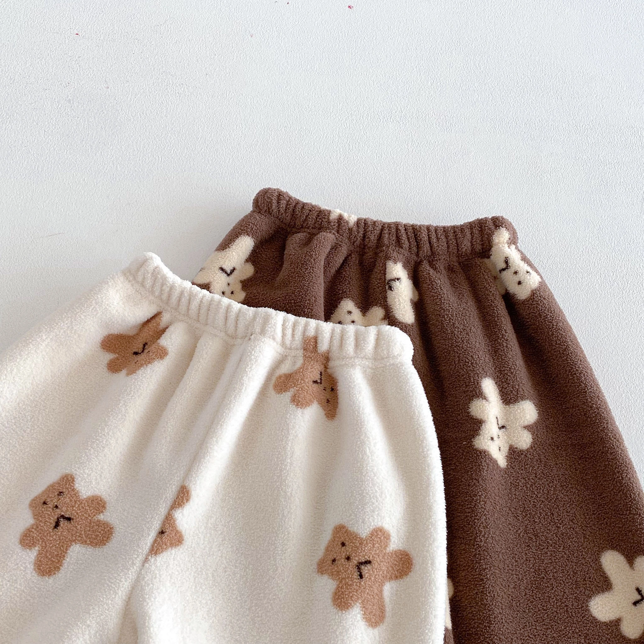 Herbst-Winter-Plüsch-Oberbekleidung + Hose Kinder 2-Teiliges Set Kinderkleidung Modischer Süßer Baby-Mädchen-Jungen-Freizeitmantel-Anzug 1-6 Jahre – Detail 8