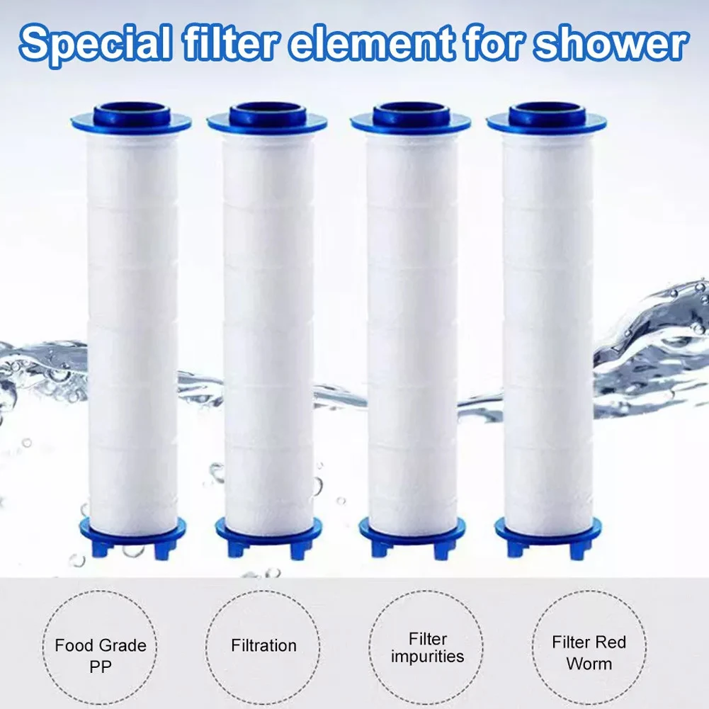 10x Handheld Shower Head Water Filter Bath Shower Sprayer Water Filter PP Cotton Home Bathroom Accessories Household For Shower