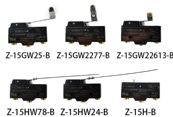 Z-15G-B Z-15GD55-B Z-15GD-B Z-15GQ21-B Z-15GQ55-B Z-15GQA55-B5V Z-15GQ-B Z-15GW2-B Z-15GW21-B Z-15GW22-B Z-15GW55 micro switch