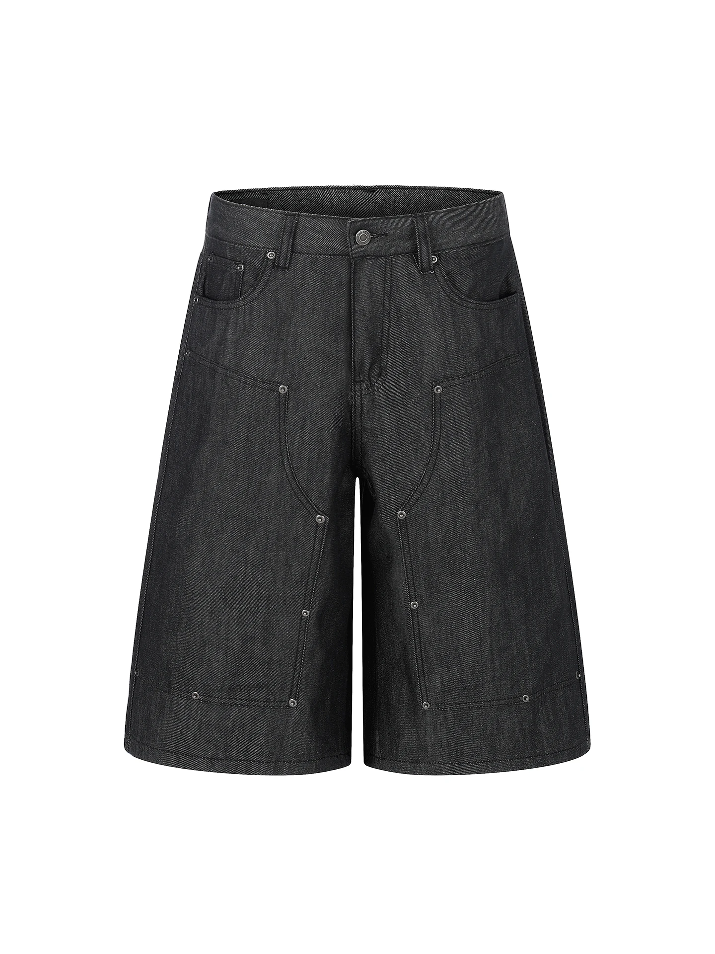 Calças Jeans de Cintura Alta Estilo Americano Joinboy, Largas e Resistentes, para Uso Casual de Verão, para Homens e Mulheres