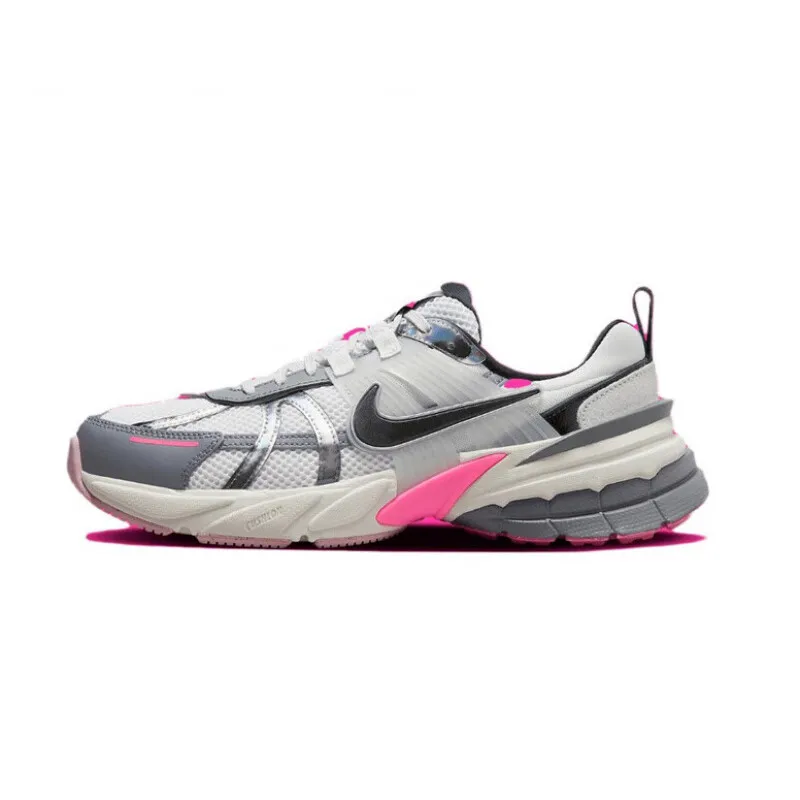 

Nike Уличная фитнес-обувь с сильным захватом и устойчивым ощущением стопы для женщин, новая функциональная повседневная обувь V2K Run с низким верхом в стиле ретро на толстой подошве, модная и прочная повседневная обувь для повседневной ходьбы, модель обу