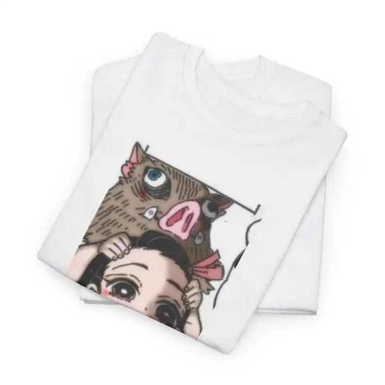 Nezuko & Inosuke DS Anime Graphic Tee