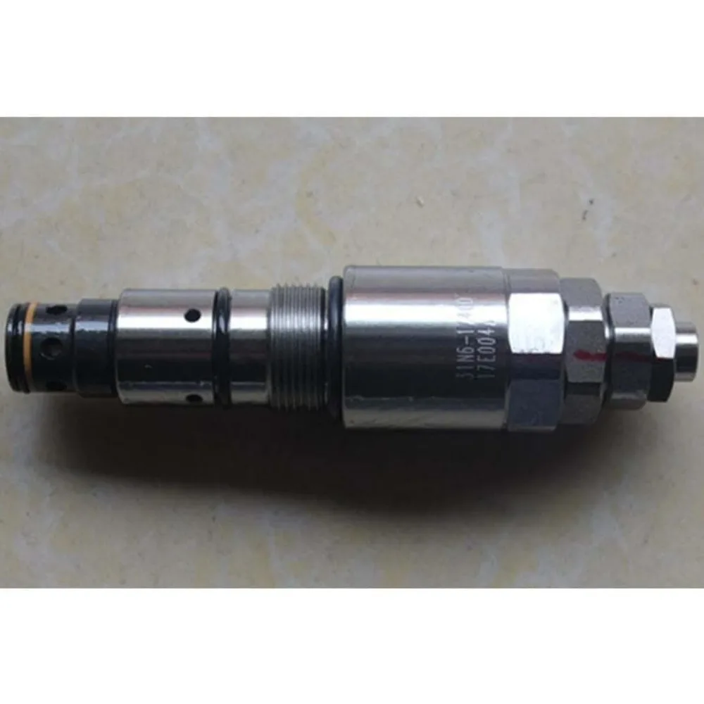 Main Relief Valve, Compatible with R R210-7 R215-7 R220-7, Factory Standard Part Number 31N6-17400, Hydraulic System Compo