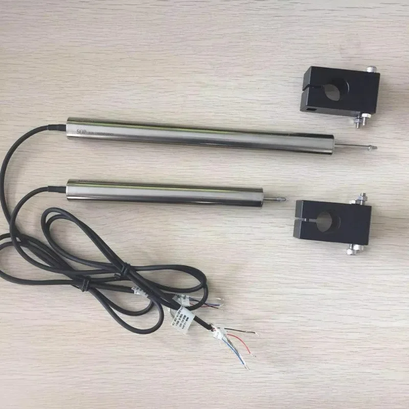 Sensor perpindahan LVDT berpegas digunakan untuk teknik metalurgi