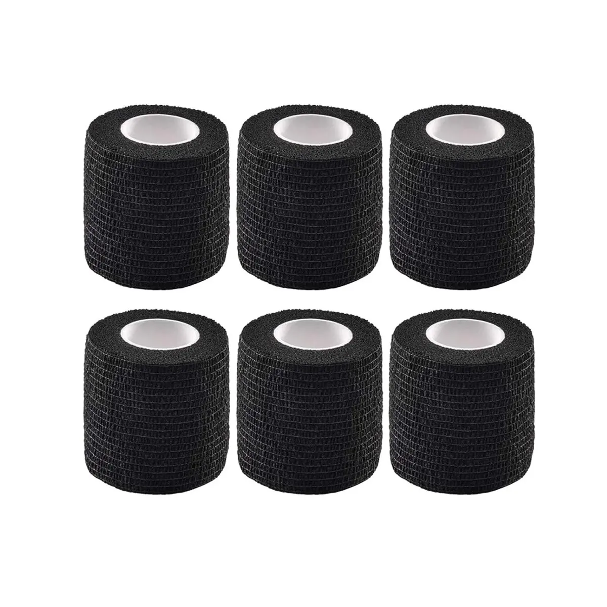 6/12PCS Gaze Verband Selbst-klebe Atmungsaktive Elastische Bandagen für Nagel Tattoo Kunst Sport Befestigung Finger Handgelenk bein
