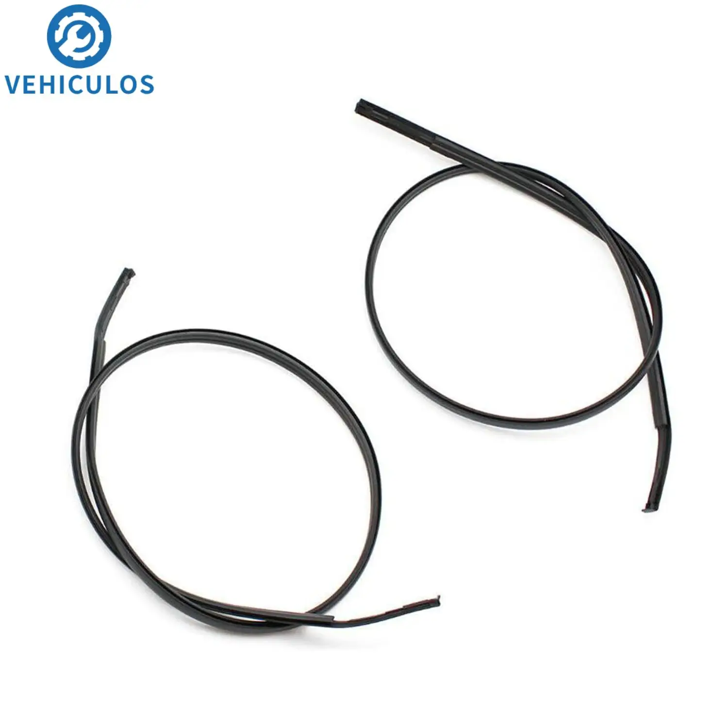 

1Pair L+R Side Roof Drip Moulding Trim Set 7555152160 7555252140 For Toyota Yaris Sedan 2007 2008-2011 Rubber Car Seal Strips﻿