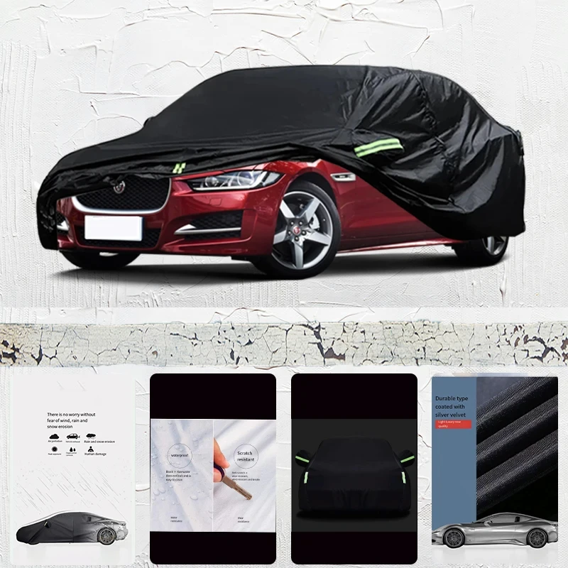 

Car-Cover-Customized-For-Jaguar-XE-Outdoor-Sun-Shade-Anti-UV-Rain-Fog-Resistant-Cover-Dust