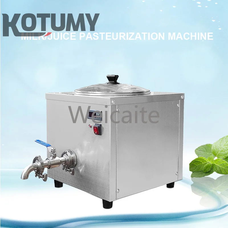 220V/110V High temperature pasteurization machine/fully automatic milk ice cream pasteurization sterilizer 14L large capacity