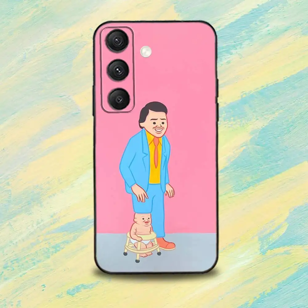 J-Joan Abstract CornellaS Funda de teléfono para Samsung S25, S24, S10, S22, S21, S20, S23, Ultra, Plus, Lite, FE, funda negra de silicona suave