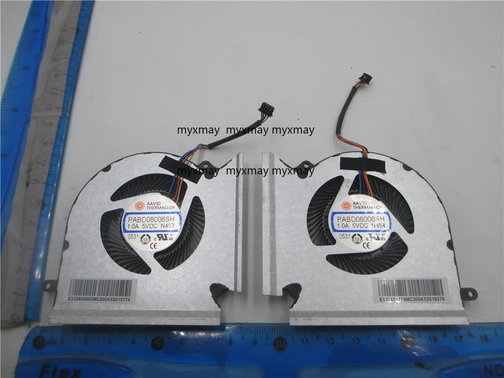 

Laptop CPU Fan For MSI GE66 GP66 GL66 MS-1541 MS-1542 PABD08008SH N453 N454 E330800930MC200K 1.0A 5VDC New