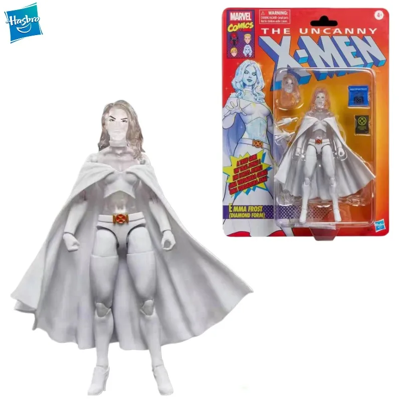 

【Pre-sale January 2026】New Original Marvel Legends Series EMMA FROST (DIAMOND FORM) Action Figure Gift Model