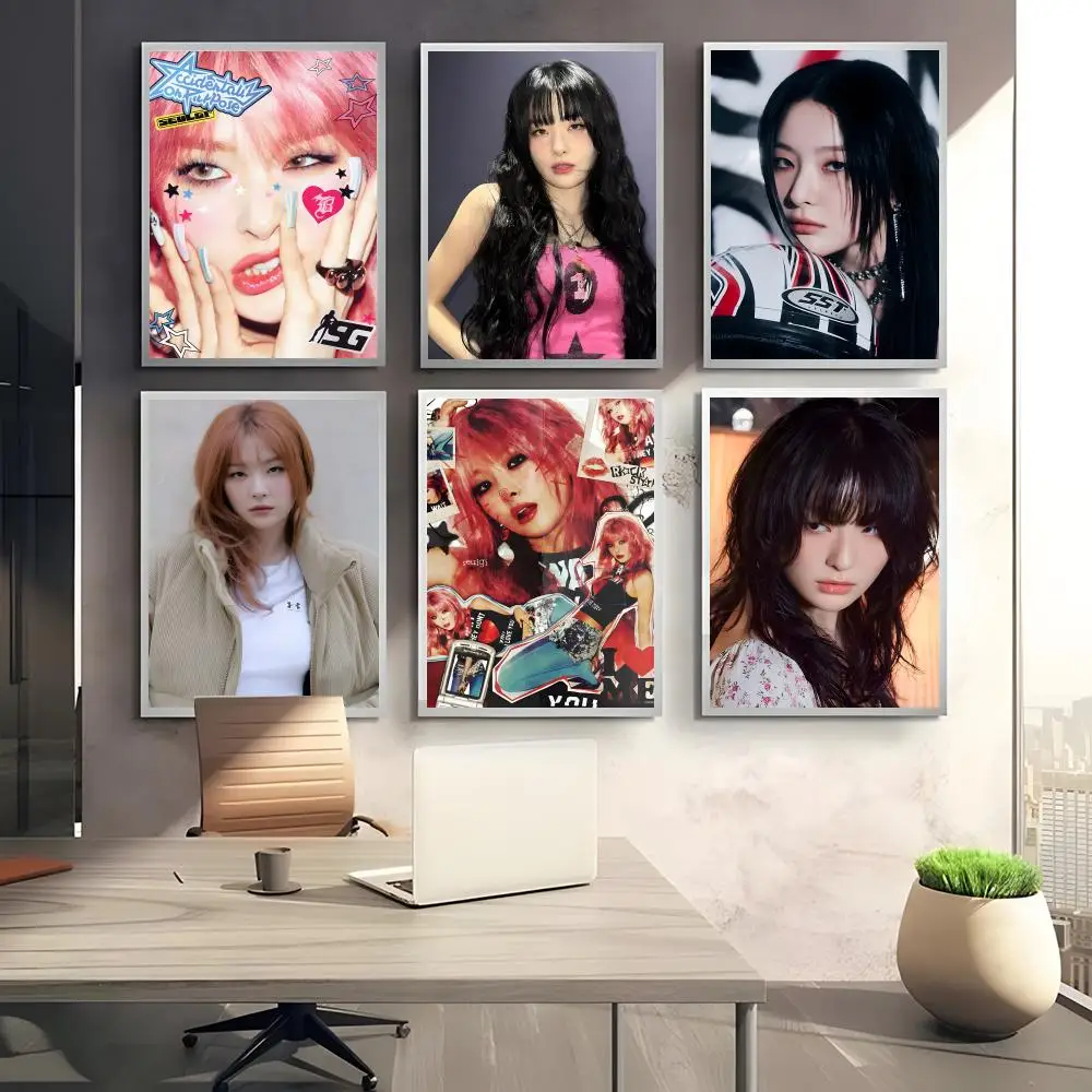 singer charismatic S-Seulgi K-Kang Seul-gi Poster HD art sticky wall waterproof home bedroom bar aesthetic decoration