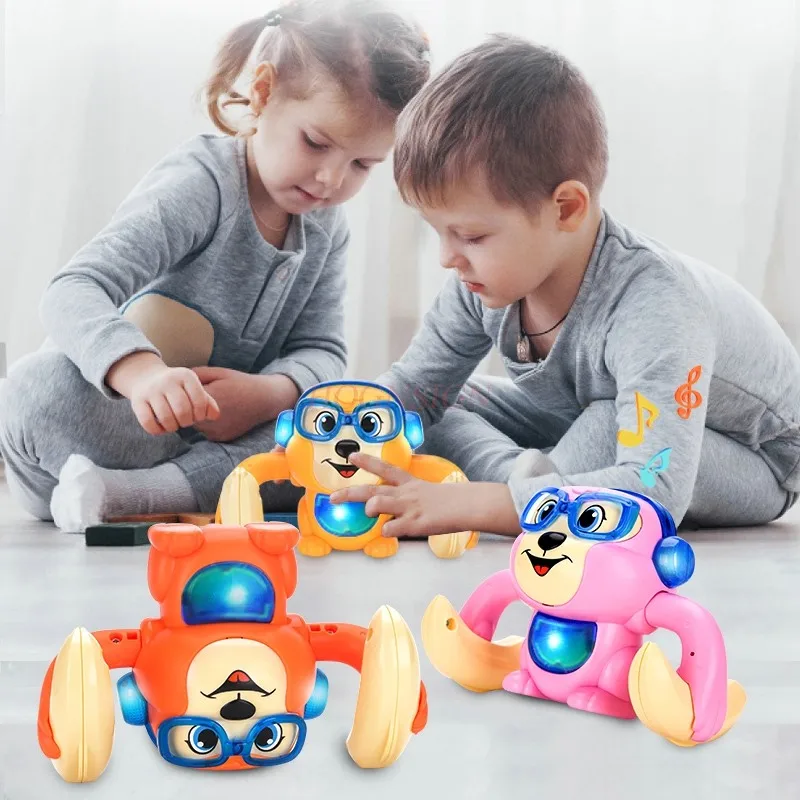 Elektrisches Kinderspielzeug, Tiere können laufen, 1–2 Jahre alte Babys, Ton kann bewegt werden, Rollen, Affen