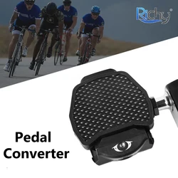 Adaptador de pedales de bicicleta, adaptador de plataforma de Pedal de bicicleta de carretera, apto para SPD LOOK KEO, adaptador de sistema, convertidor de piezas de ciclismo, 1 par