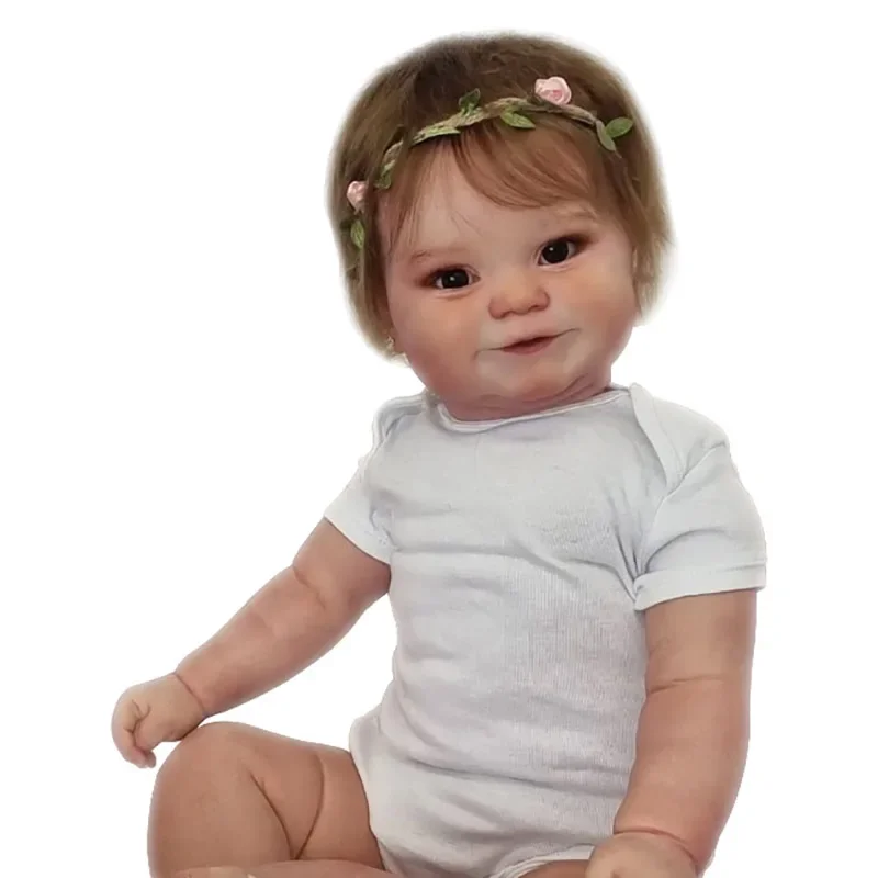 48CM Reborn Baby Doll Maddie Doll Ręcznie szczegółowe malowanie z widocznymi żyłami Realistyczny odcień skóry 3D Muñecas Bebe Reborn Baby Items