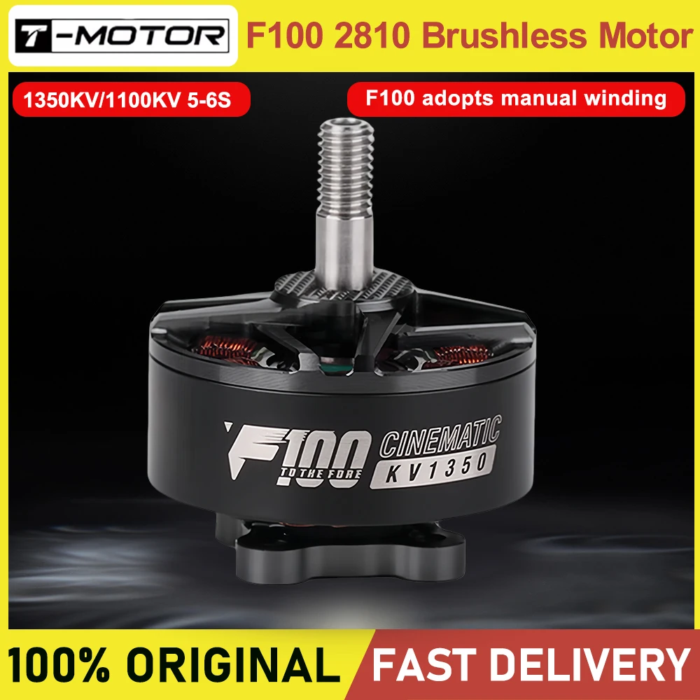 Motor Brushless 2810 T-MOTOR F100: Análise Completa para Drones FPV, Aeronaves RC e Cinelifter