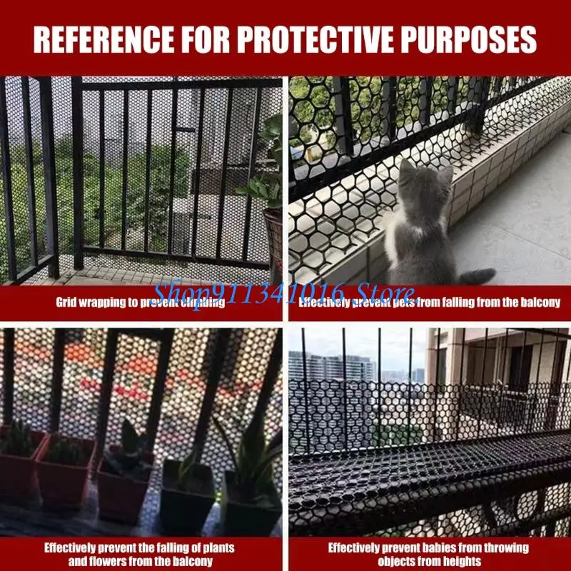  Plastic Chicken Breeding Wire Net with Cable Ties For Outdoor Plant Guard