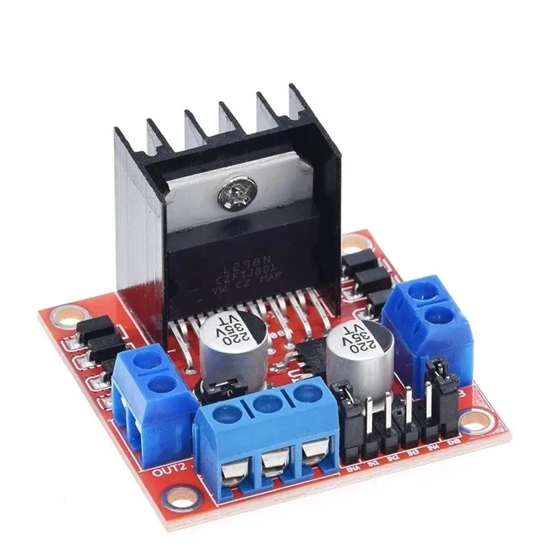 L298N DC Motor Driver Module L298N Stepper Motor Smart Car Robot Breadboard Peltier High Power L298 DC Motor Driver for Arduino