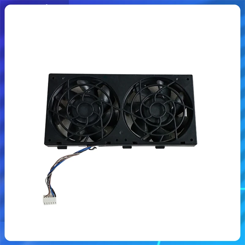 Original para o jogo traseiro 508064-001 qfr0912vh 468773-001 do fã do sistema de refrigeração da estação de trabalho z600 de hp ventiladores duplos do refrigerador da cpu do fã