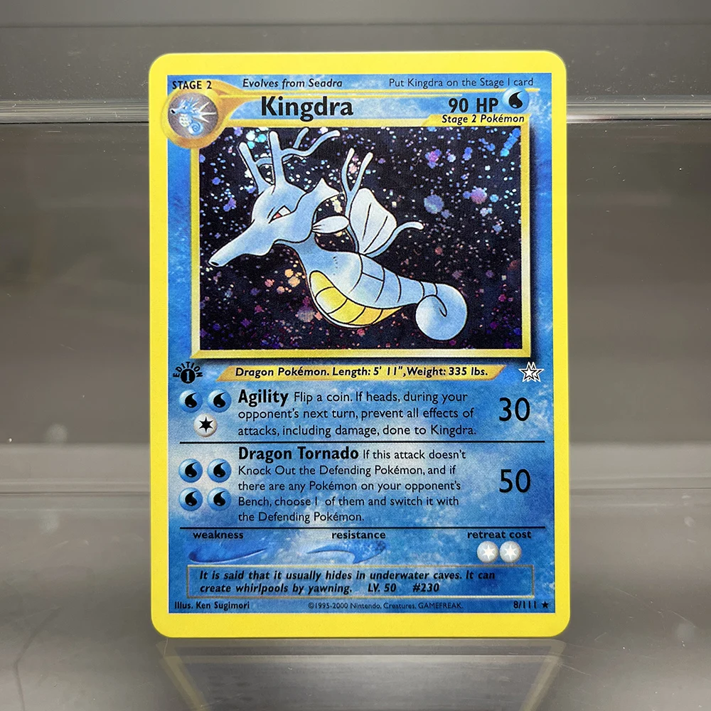 PKM Proxy Cards Classic 1996 1. Auflage Mewtwo Gyarados Alakazam Cards Collection PTCG Neo Genesis Folienkarte