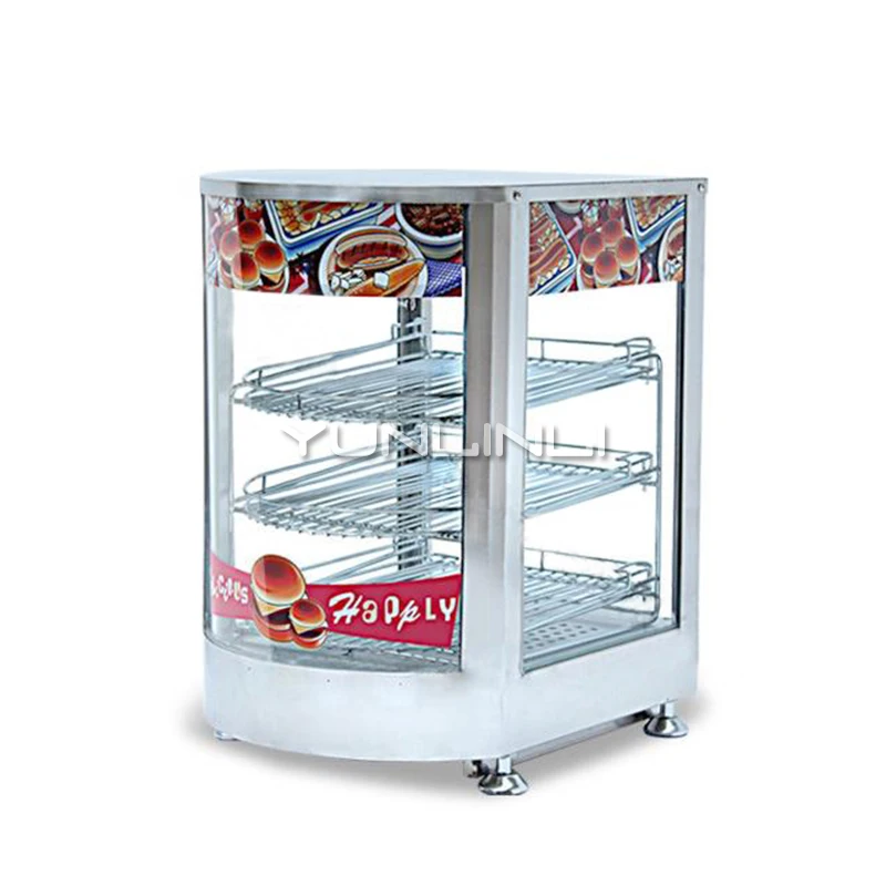 Версия 2025 года, витрина для подогрева еды, электрическая витрина для сохранения тепла приготовленных пищевых продуктов, электрическая витрина для еды