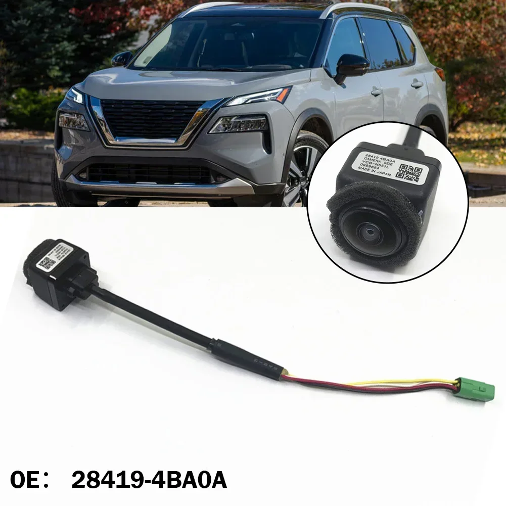 1pc Car Black Mirror Side Mounted Camera 28419-4BA0A For Nissan  For Juke For Murano Accessories For Vehicles