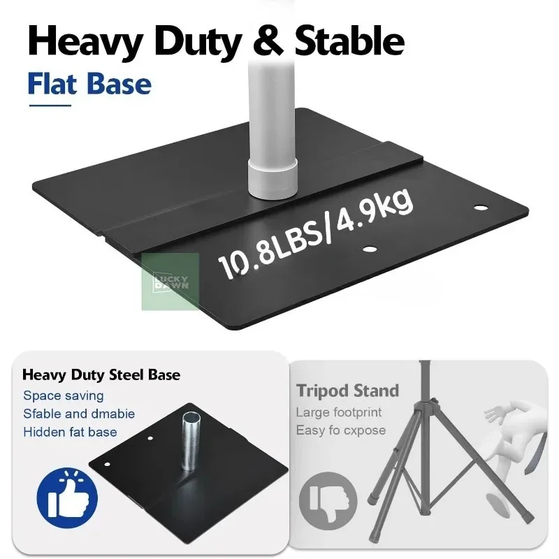 10ftx10ft Double Crossbar Pipe and Drape Backdrop Stand Kit, Heavy Duty Backdrop Stand, Adjustable Metal Background