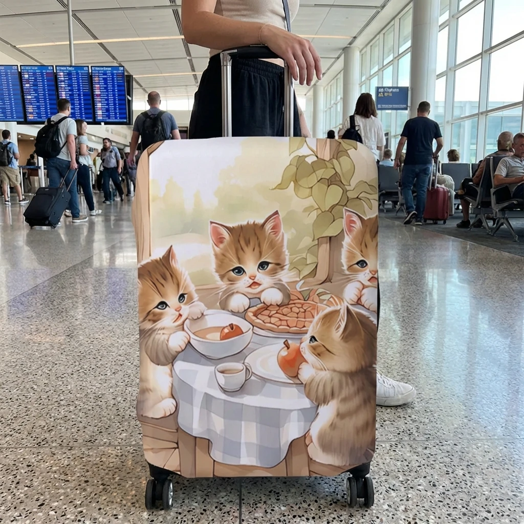 

Защитный чехол для багажа с мультяшным принтом