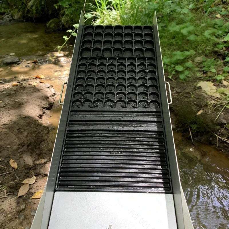 Large enhanced version gold chute efficient separation gold panning professional selection washing rubber pad manual equipment