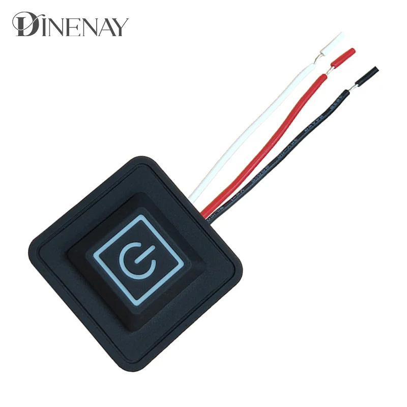 5V-15V 3 Gear Temp Control Waterproof Heating Switch Clothes Silicone Button