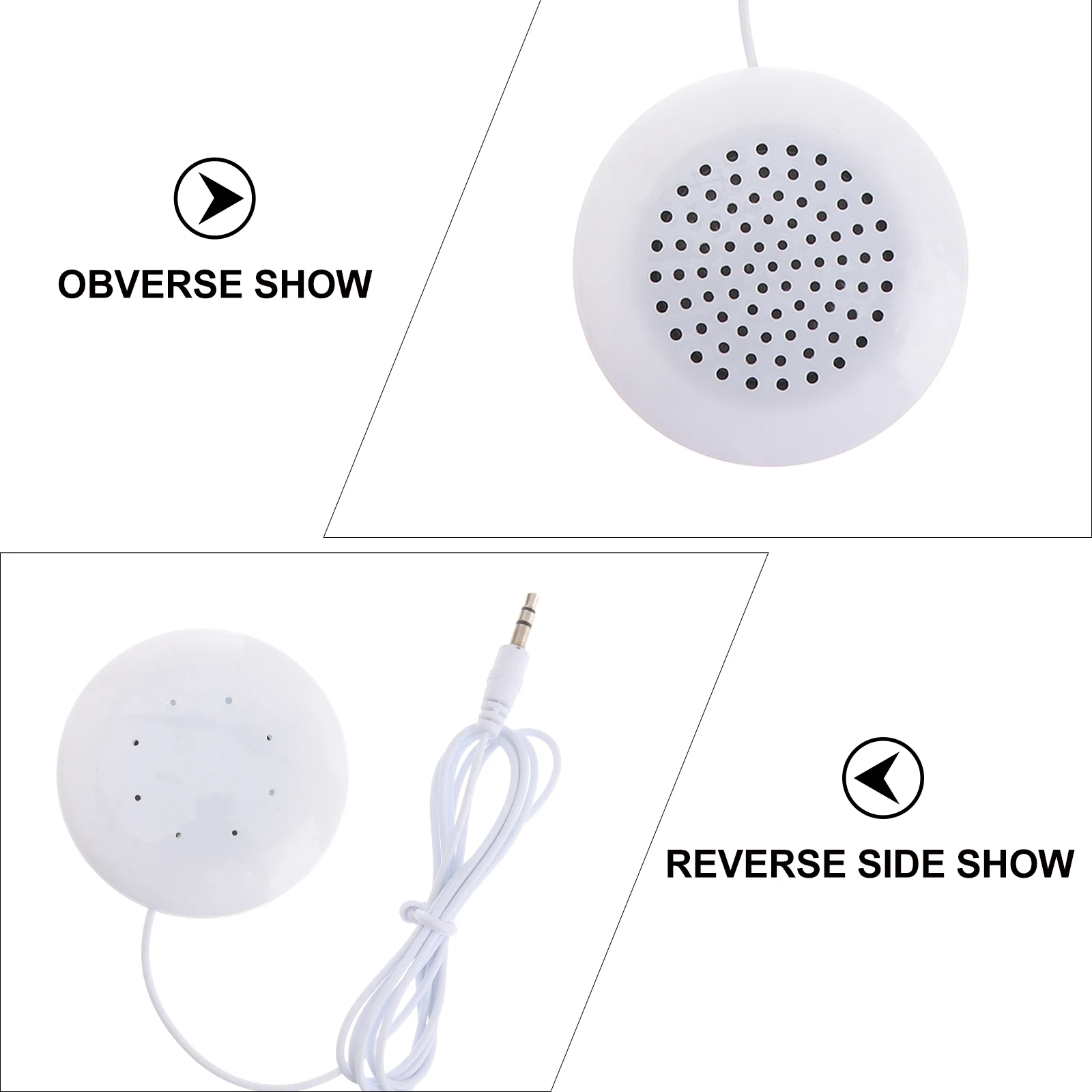 

3 .5mm Portable Music Pillow Speaker Micro Mini Flexible Tiny and Slim Speakers Amplified