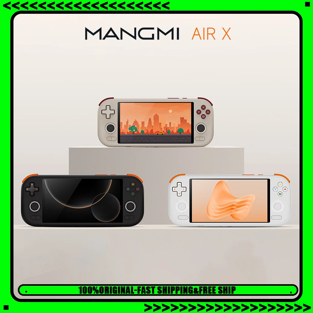 

MangMi Air X Android Game Console 5.5Inch 1080P IPS 10 Touch Screen 5000mAh Hall-Effect Joystick Trigger Handheld Game Consoles