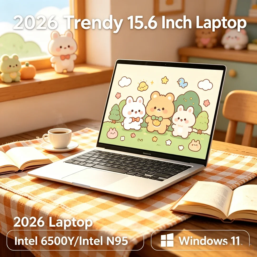Prestige 2026new 15.6 Inch FHD Lucid Ultrathin Laptop Intel N95/Intel 6500Y Win11 DDR4 16GB/32GB SSD Esoteric Pan Regional