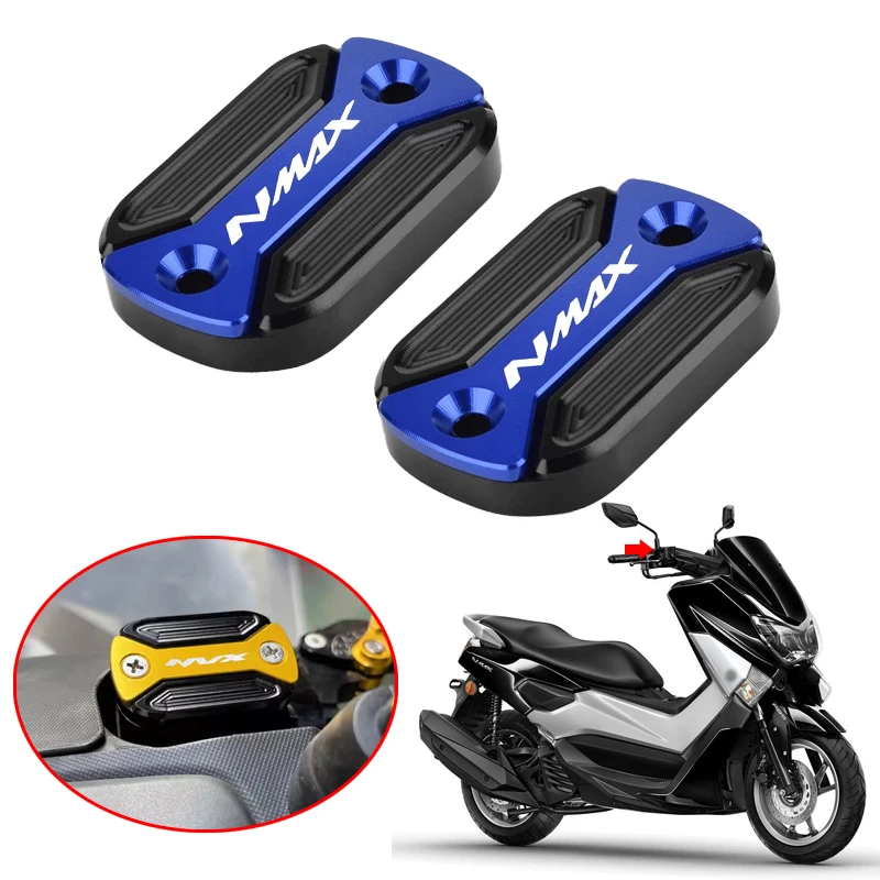 

Fit For YAMAHA NMAX125 NMAX155 2015-2023 2022 2021 2020 Motorcycle Accessories Brake oil Pump Cover NMAX 125 155 Brake Fluid Cap