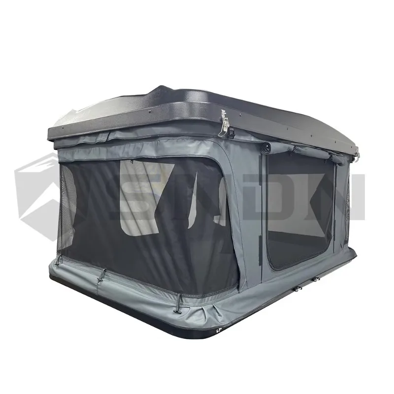 

SHENDUN Hard Shell ABS Large Window 48kg Roof Top Tent Camper Car 4X4 Roof Top Tent Rooftop Tent With 75mm Matress