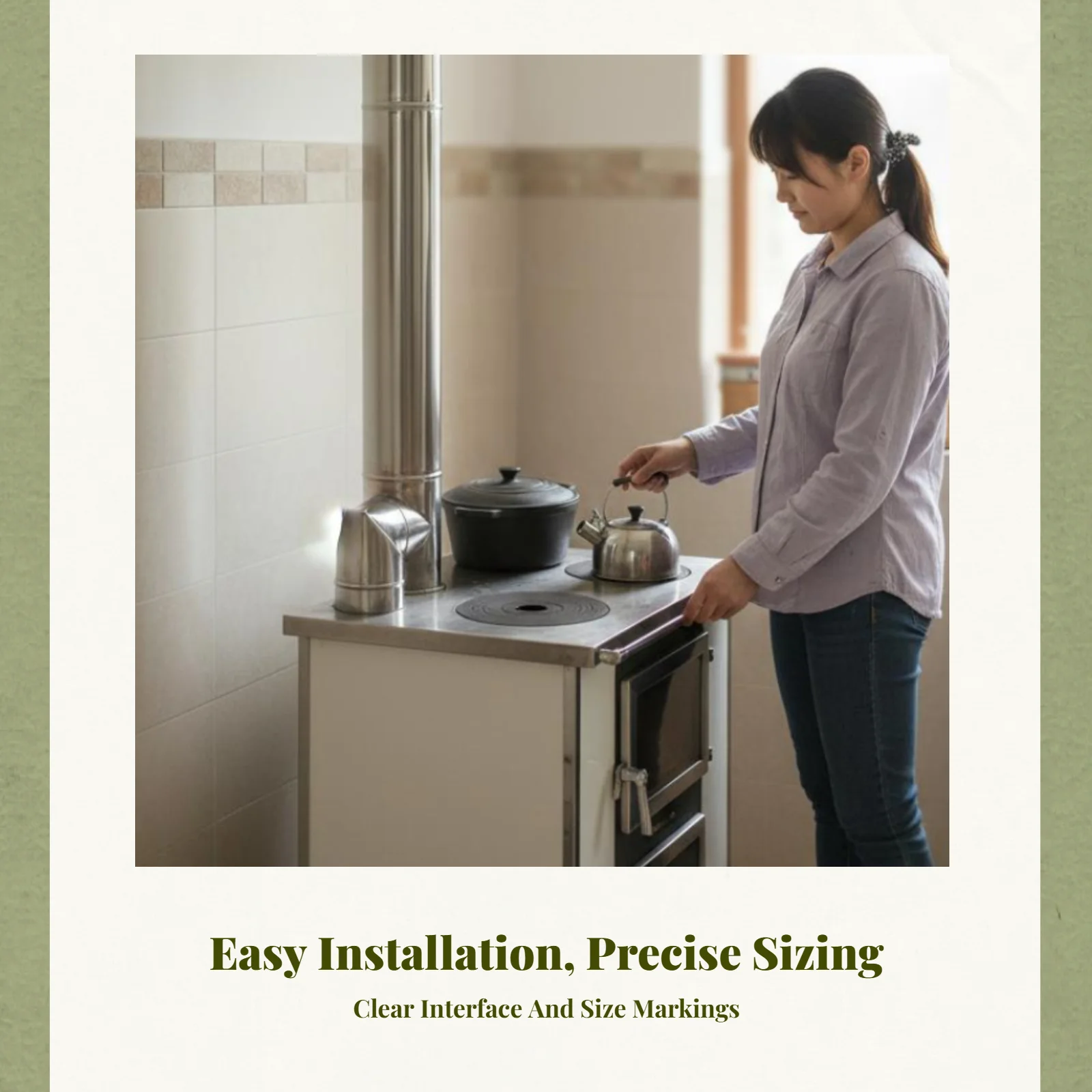 

Дымоход из нержавеющей стали, устойчивый к ржавчине, для дома