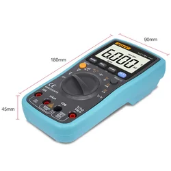 ZOYI VC17B+ 6000 Counts Digital Multimeter with Backlight AC-D/C Ammeter Voltmeter Ohm Capacitance Measuring Meter Toolr