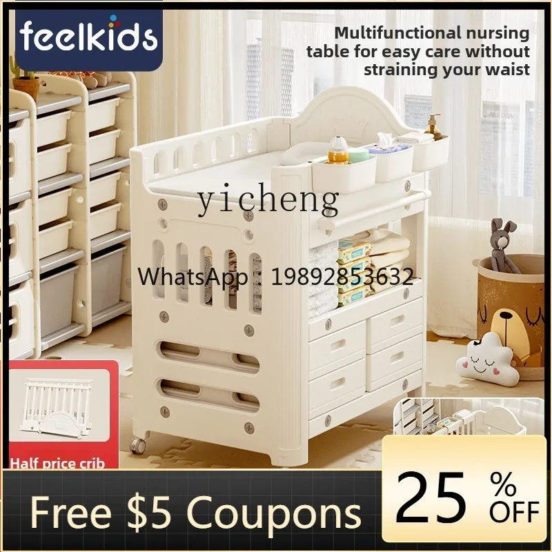 

Zz baby diaper table baby touch nursing table diaper change removable newborn bath crib
