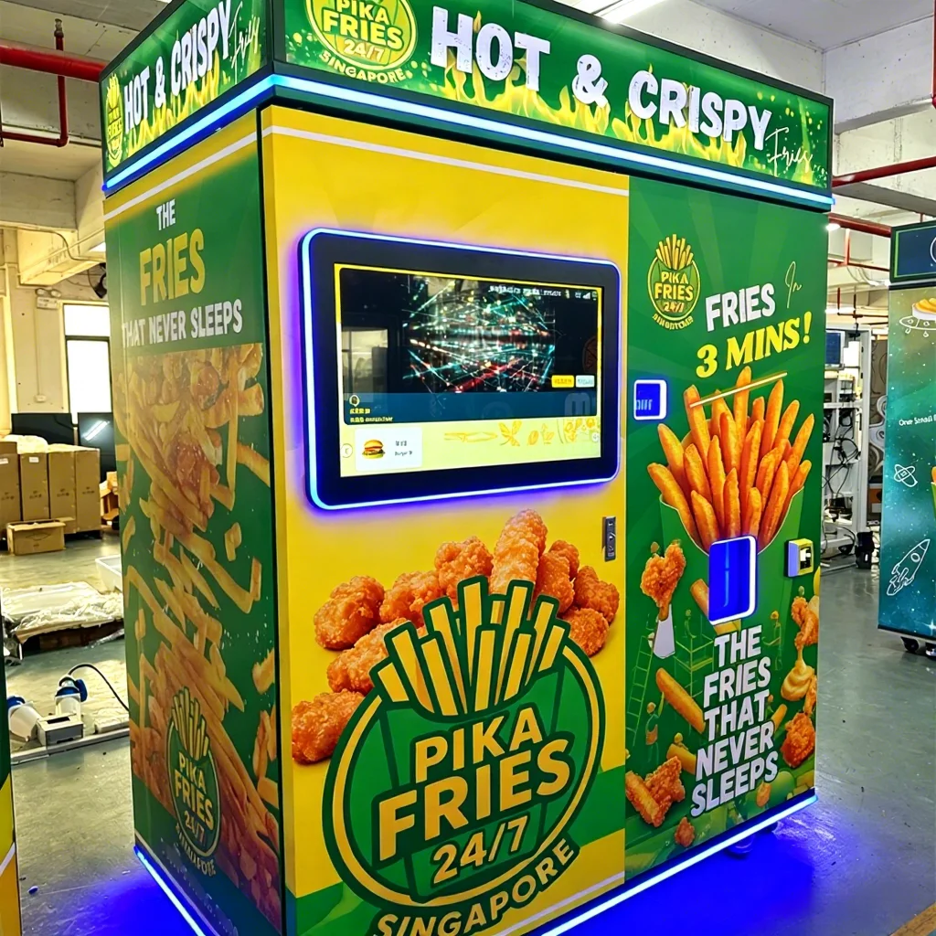 Popcorn Vending Machine - ماكينة بيع ذكية للأطعمة الساخنة من