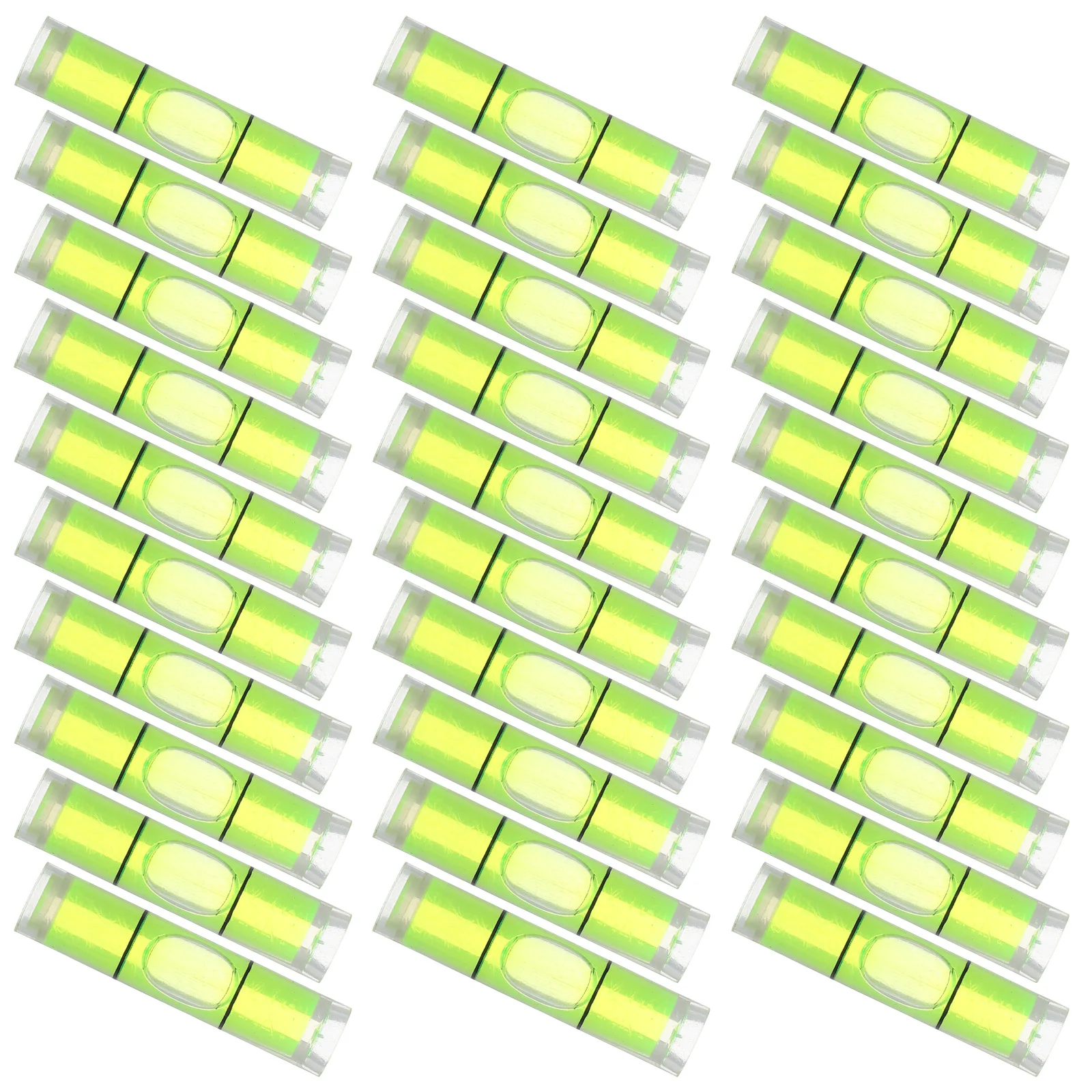 ミニ水準器,50個,水平定規,小さな定規,丸いフレーム